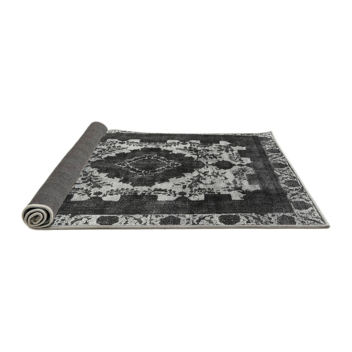 Sideview of Oriental Gray Industrial Rug, urb2902gry