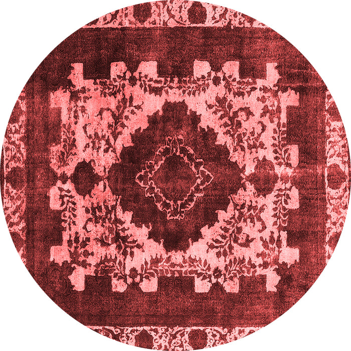 Machine Washable Oriental Red Industrial Rug, wshurb2902red