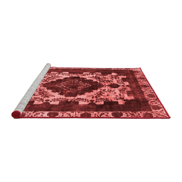 Industrial Red Washable Rugs