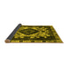 Sideview of Oriental Yellow Industrial Rug, urb2902yw