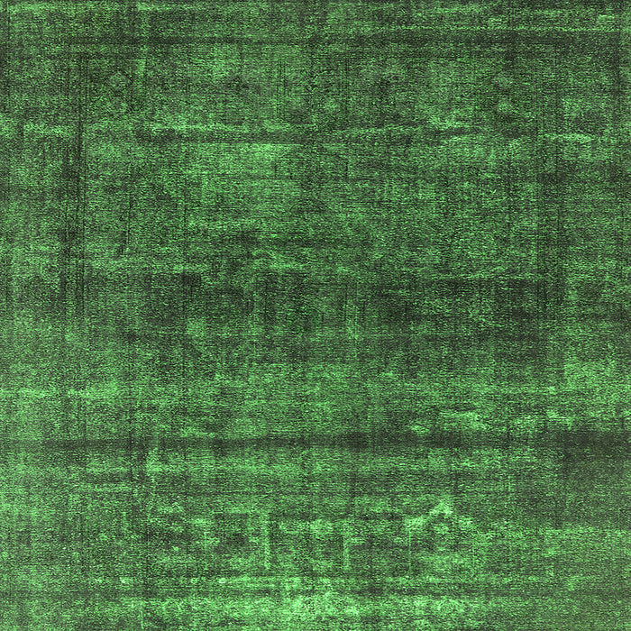 Square Persian Green Bohemian Rug, urb2903grn