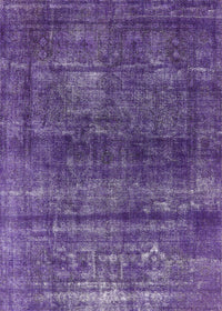 Machine Washable Industrial Modern Bright Grape Purple Rug, wshurb2903