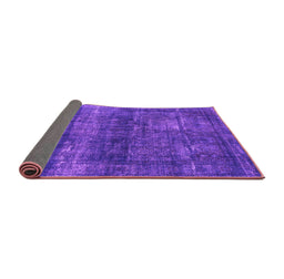 Sideview of Persian Purple Bohemian Rug, urb2903pur