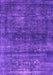 Machine Washable Persian Purple Bohemian Area Rugs, wshurb2903pur