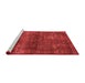 Bohemian Red Washable Rugs