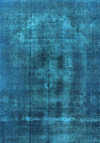 Oriental Light Blue Industrial Rug, urb2904lblu