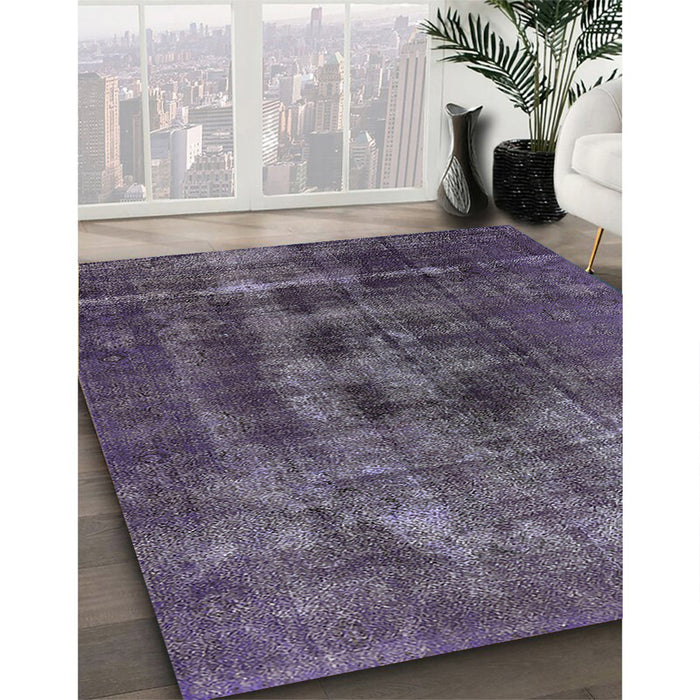 Machine Washable Industrial Modern Plum Purple Rug in a Family Room, wshurb2904