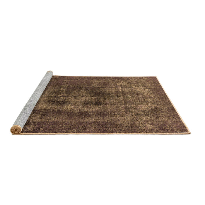 Sideview of Machine Washable Oriental Brown Industrial Rug, wshurb2904brn