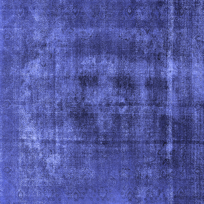 Square Oriental Blue Industrial Rug, urb2904blu