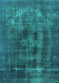 Oriental Turquoise Industrial Rug, urb2904turq