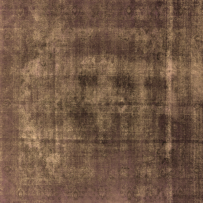 Square Oriental Brown Industrial Rug, urb2904brn