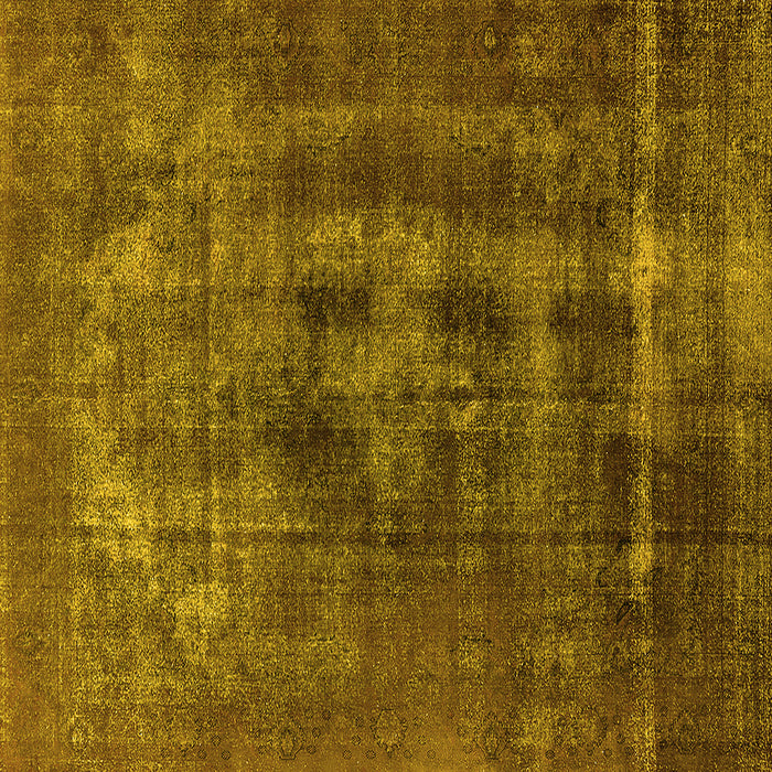 Square Oriental Yellow Industrial Rug, urb2904yw