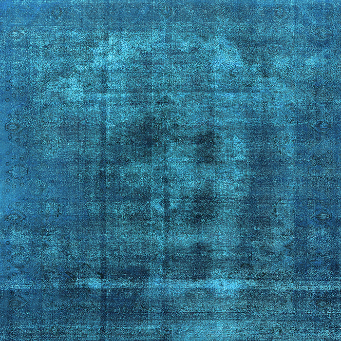 Square Oriental Light Blue Industrial Rug, urb2904lblu