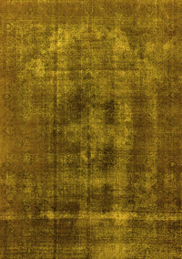 Oriental Yellow Industrial Rug, urb2904yw