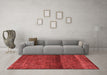 Bohemian Red Washable Rugs