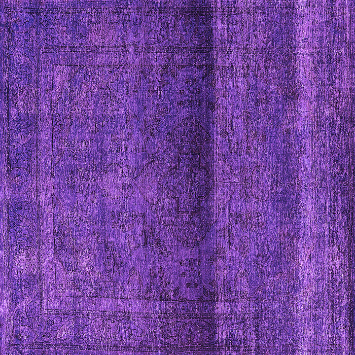Square Machine Washable Persian Purple Bohemian Area Rugs, wshurb2905pur