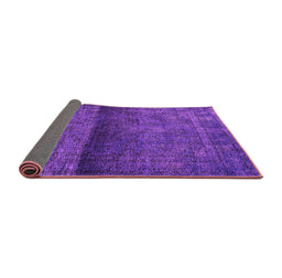 Sideview of Persian Purple Bohemian Rug, urb2905pur