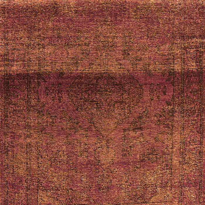 Machine Washable Persian Orange Bohemian Area Rugs, wshurb2905org