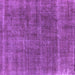 Square Machine Washable Oriental Purple Industrial Area Rugs, wshurb2906pur