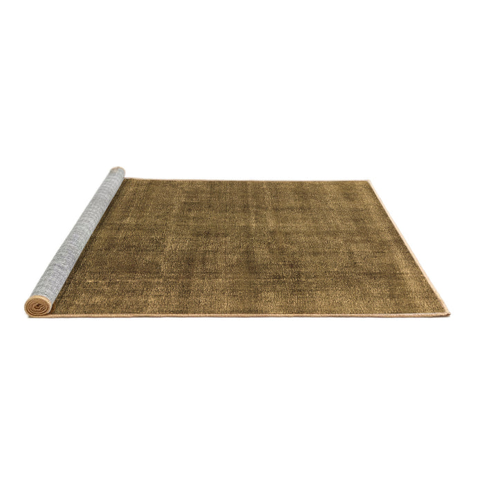 Sideview of Machine Washable Oriental Brown Industrial Rug, wshurb2906brn