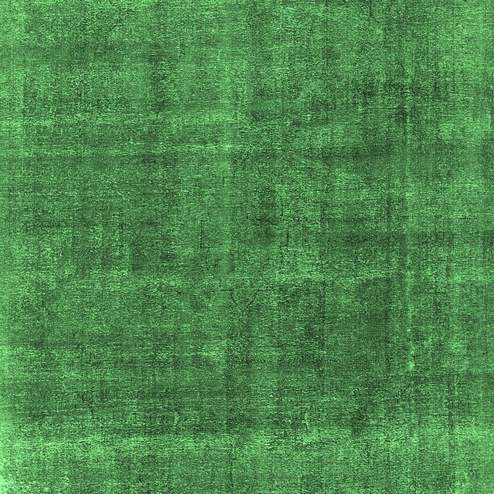 Machine Washable Oriental Emerald Green Industrial Area Rugs, wshurb2906emgrn