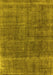 Oriental Yellow Industrial Rug, urb2906yw