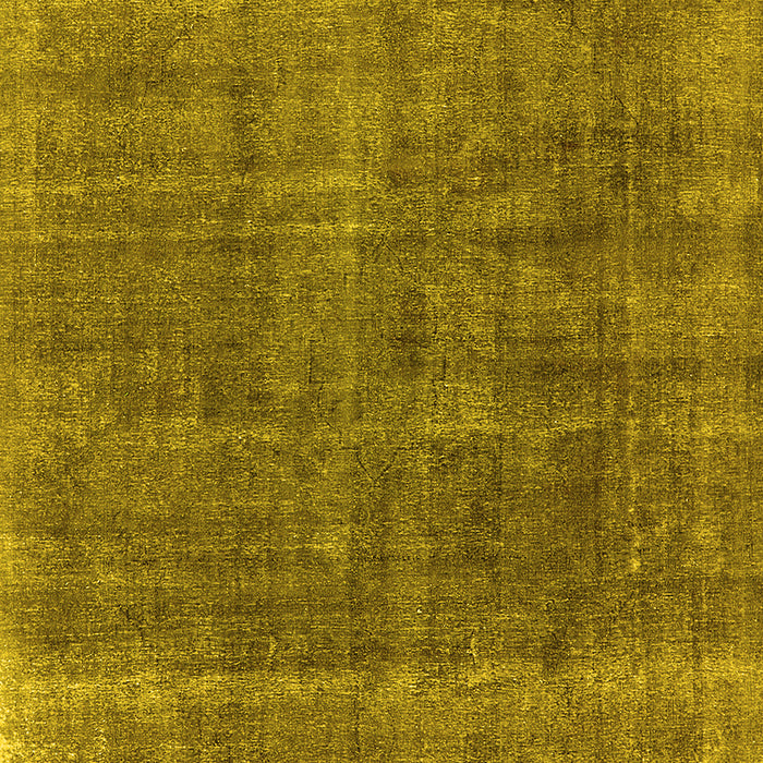 Machine Washable Oriental Yellow Industrial Rug, wshurb2906yw