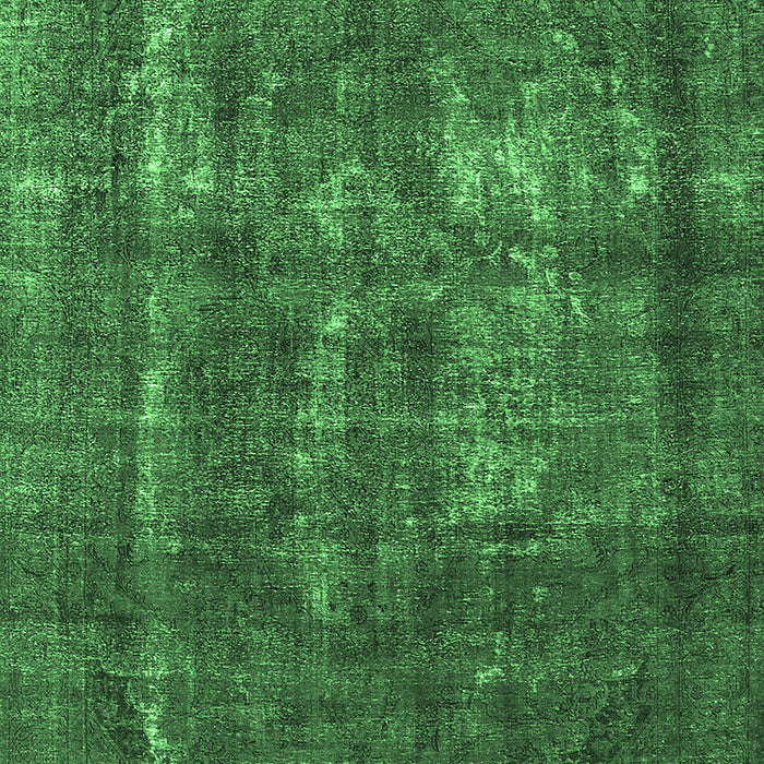 Machine Washable Persian Emerald Green Bohemian Area Rugs, wshurb2907emgrn