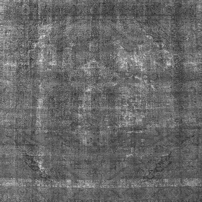 Square Machine Washable Persian Gray Bohemian Rug, wshurb2907gry