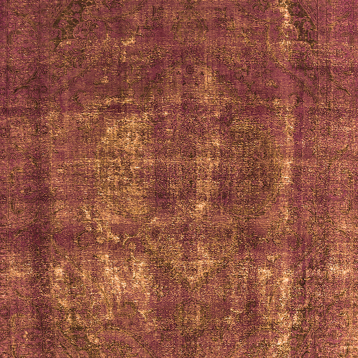 Machine Washable Persian Orange Bohemian Area Rugs, wshurb2907org