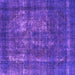 Square Persian Purple Bohemian Rug, urb2907pur