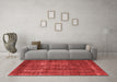 Bohemian Red Washable Rugs