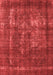 Persian Red Bohemian Area Rugs