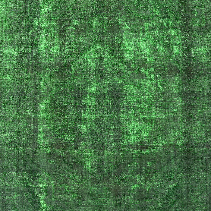 Machine Washable Persian Green Bohemian Area Rugs, wshurb2907grn