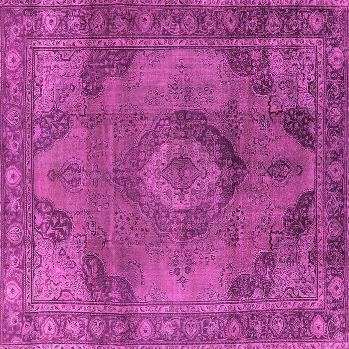Square Oriental Pink Industrial Rug, urb2908pnk