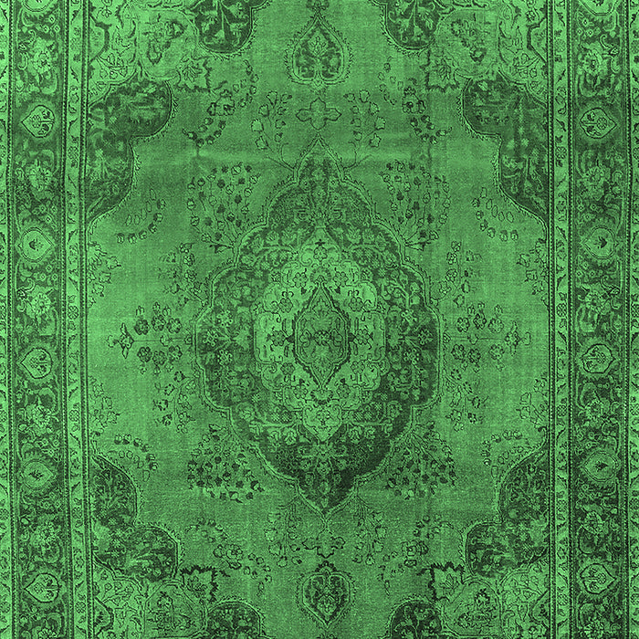 Oriental Emerald Green Industrial Rug, urb2908emgrn