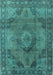 Oriental Light Blue Industrial Rug, urb2908lblu