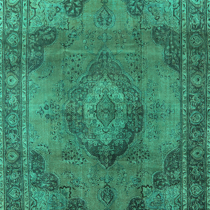 Machine Washable Oriental Turquoise Industrial Area Rugs, wshurb2908turq