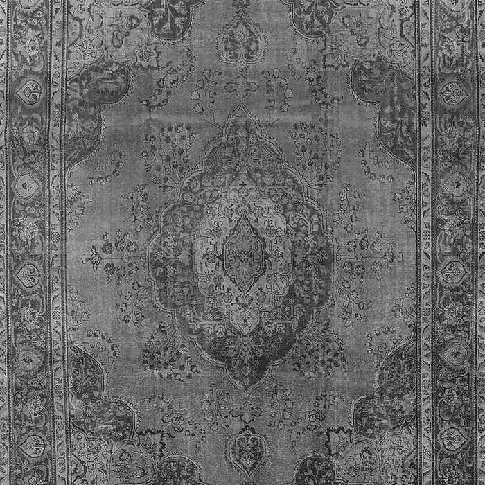 Machine Washable Oriental Gray Industrial Rug, wshurb2908gry