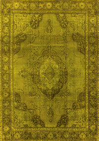 Oriental Yellow Industrial Rug, urb2908yw