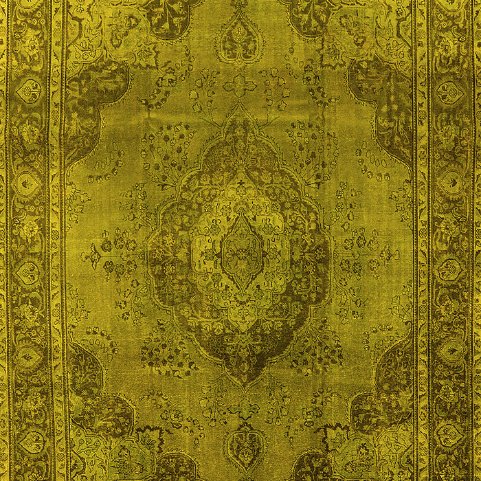 Oriental Yellow Industrial Rug, urb2908yw