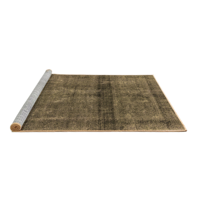 Sideview of Machine Washable Persian Brown Bohemian Rug, wshurb2909brn