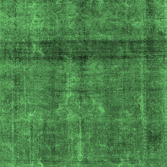 Machine Washable Persian Emerald Green Bohemian Area Rugs, wshurb2909emgrn