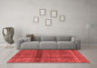 Bohemian Red Washable Rugs