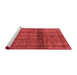 Bohemian Red Washable Rugs