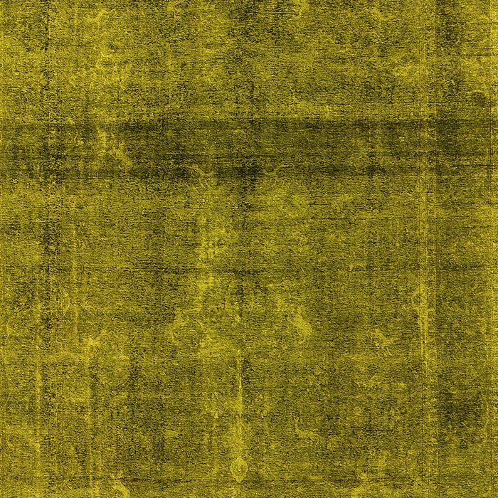 Machine Washable Persian Yellow Bohemian Rug, wshurb2909yw