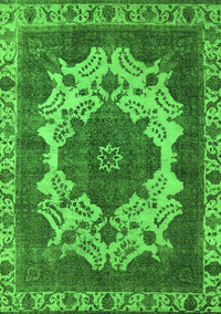 Oriental Green Industrial Rug, urb2910grn