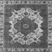 Square Oriental Gray Industrial Rug, urb2910gry