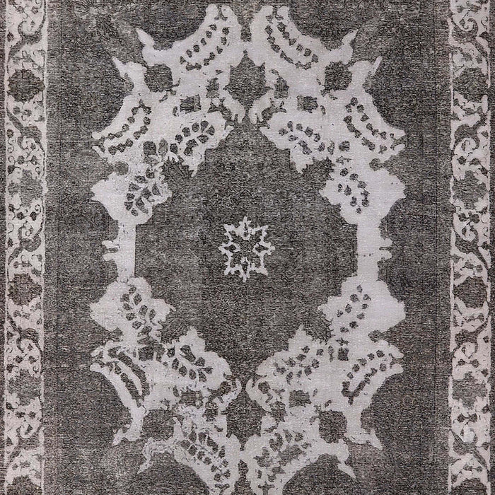 Machine Washable Industrial Modern Gray Rug, wshurb2910