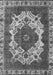 Machine Washable Oriental Gray Industrial Rug, wshurb2910gry